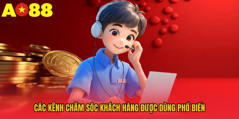Các kênh chăm sóc khách hàng được dùng phổ biến